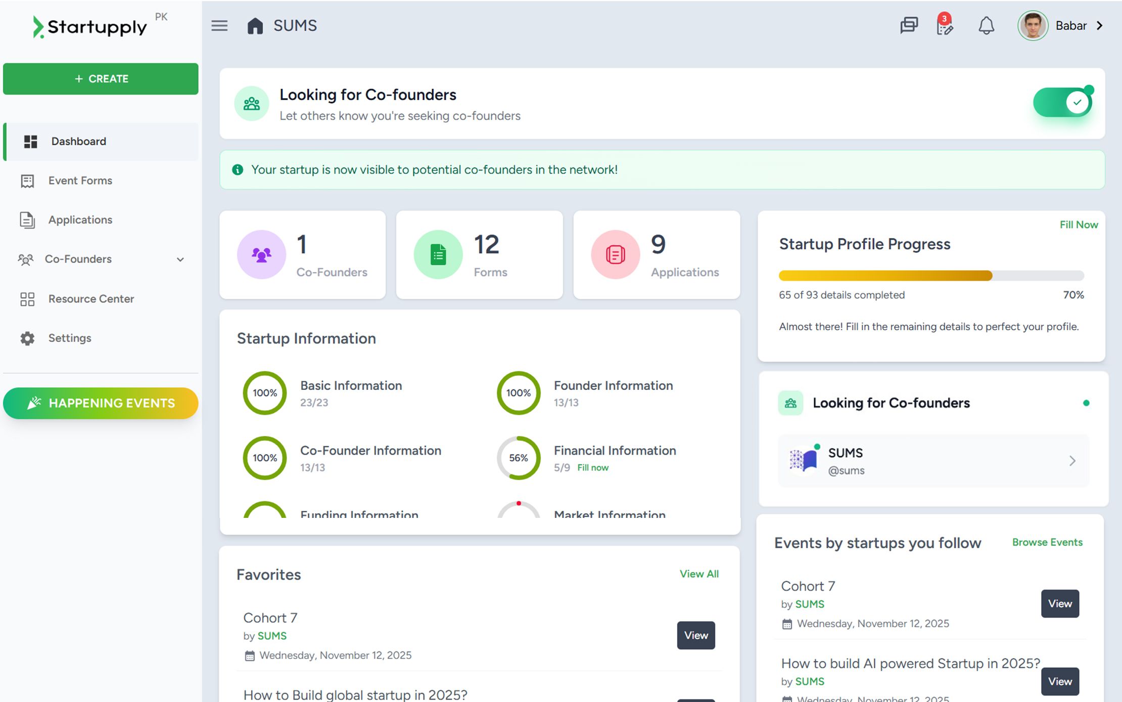 Dashboard Preview